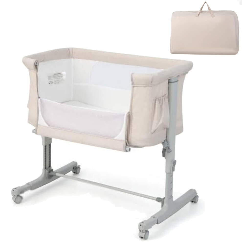 3 In 1 Bedside Crib, Co-Sleeping Baby Cot Maxmass