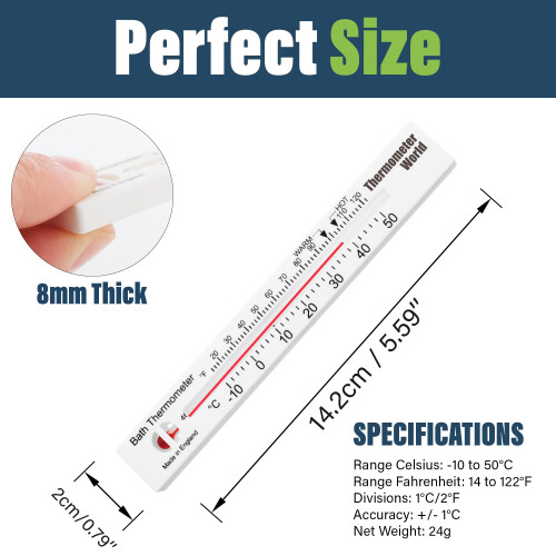 Bath Thermometer - Check Bath Water Temperature with This Easy to Use Bathing Temperature Thermometer 2
