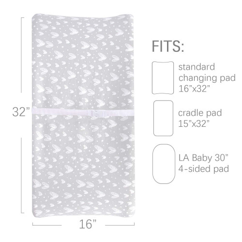 Changing Pad Cover Jersey Knit Cotton, Ultra Soft 2
