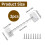 Aihoom 2Pcs Window Locks, Window Locks Child Safet 2