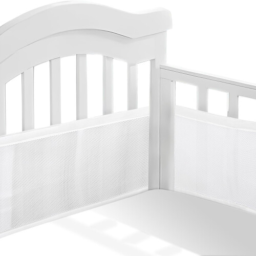 Sour Lemon Breathable Mesh Liner For Cot Beds 2 PC