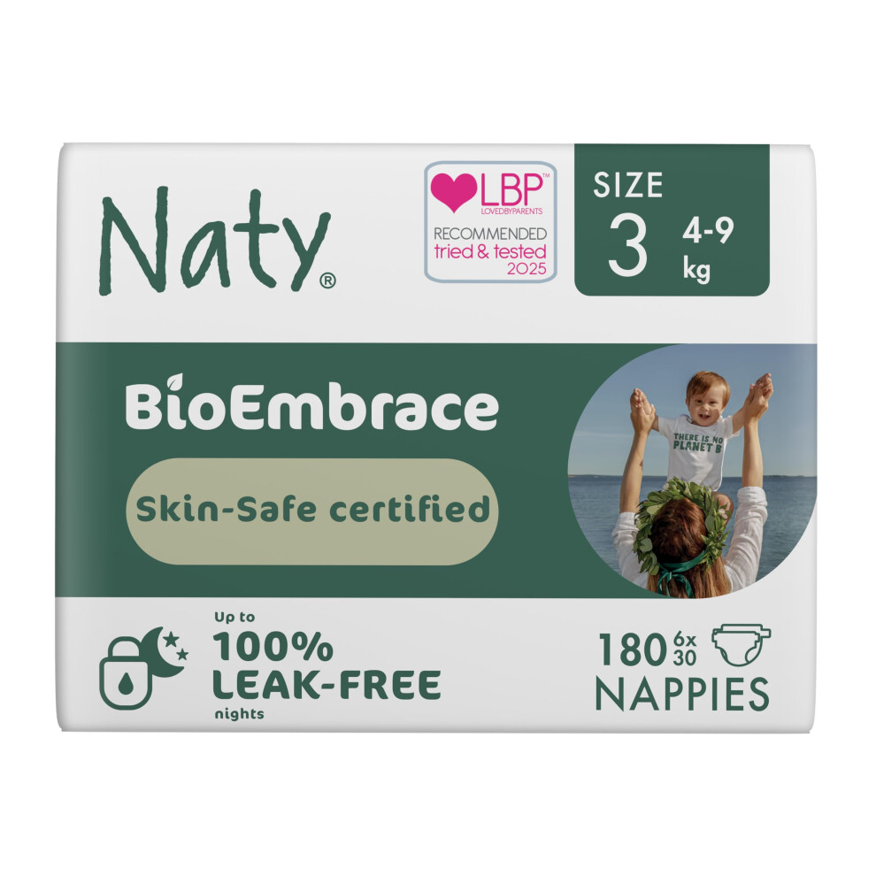 Bioembrace Baby Nappies | Sensitive Skin Safe Naty