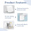 Waterproof Plug Socket Covers, Self Adhesive Socke 3