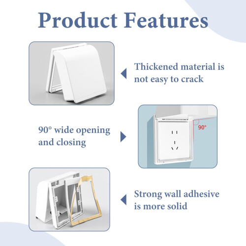 Waterproof Plug Socket Covers, Self Adhesive Socke 2