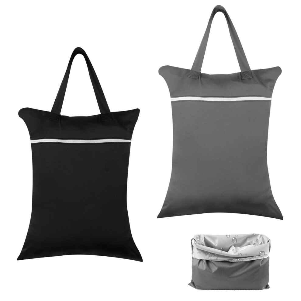 Wet Bag Set, Waterproof Wet Bags With Handle And Zipper, Washable, Reusable Wet Bag For Wet Baby Cloth Diapers, Swimwear, And Sportswear, 405 Svalor