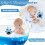 iewrtcin Baby Bath Thermometer, Waterproof Digital 6