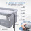 Mobiclinic Kids, Bedside Sleeper, 2 in 1, Moon,Ma 5