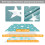 SACONELL 2 Pack Baby Waterproof Changing Mat,19.6' 4