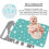 SACONELL 2 Pack Baby Waterproof Changing Mat,19.6' 5