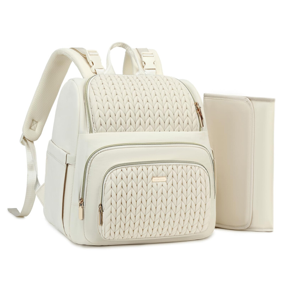 Baby Diaper Bag Backpack With Changing M Maplelily