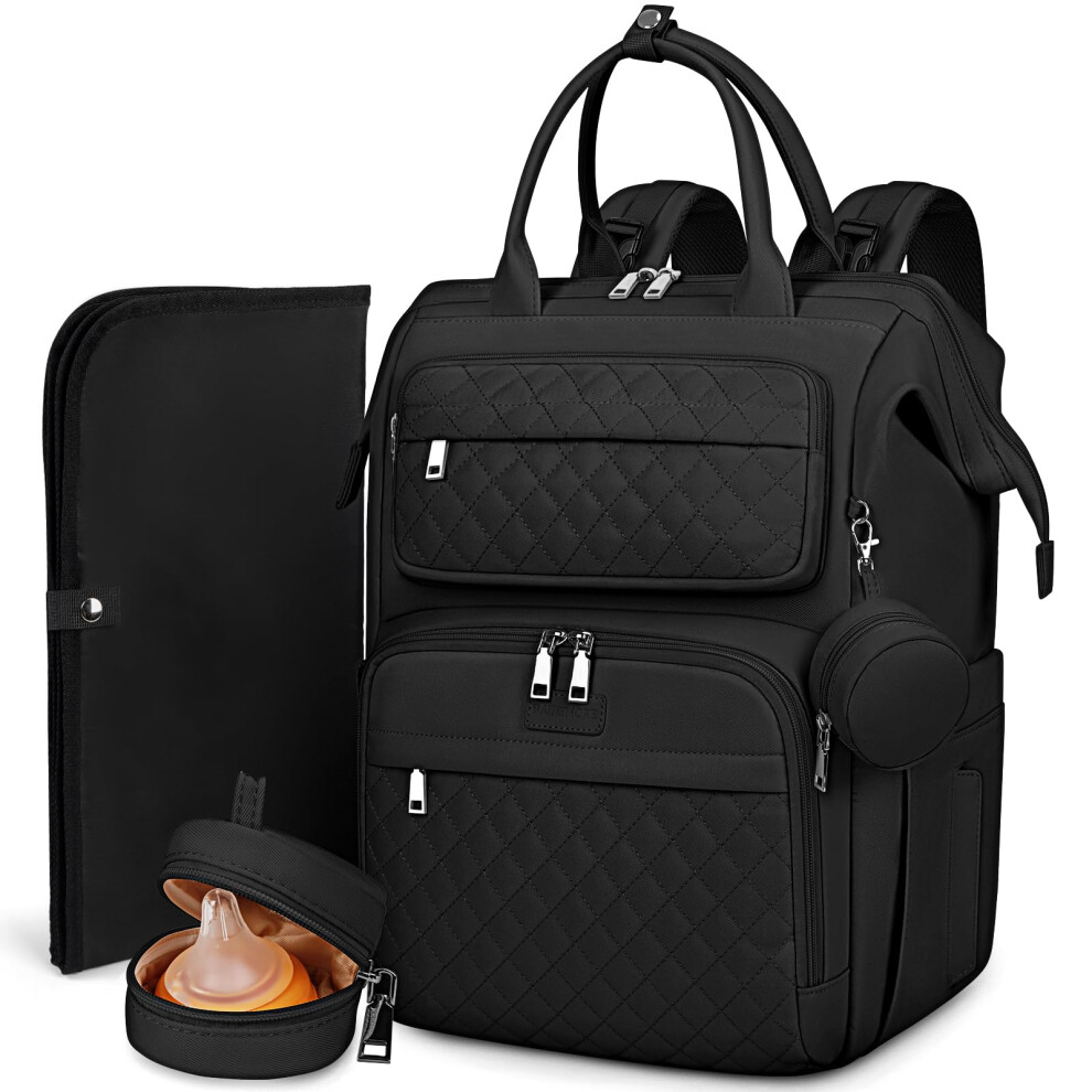 Baby Changing Bag Backpack Multifunction Rainsmore