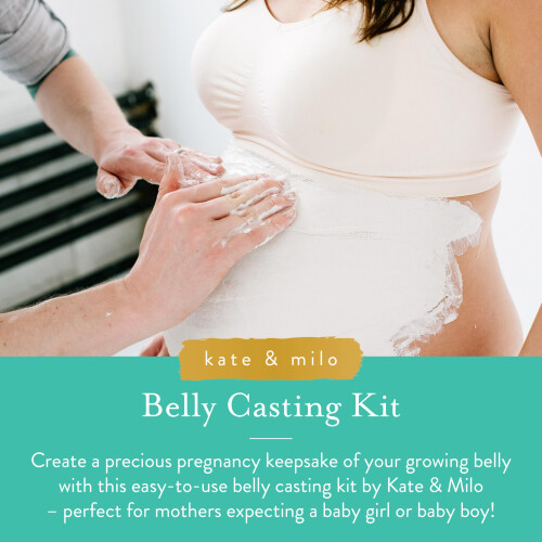 Kate & Milo Belly Casting Kit, Pregnancy Keepsake Making Kit, Gift for Expecting Moms 1