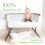 Next to Me Crib Mattress Protector 51x85cm – Water 3