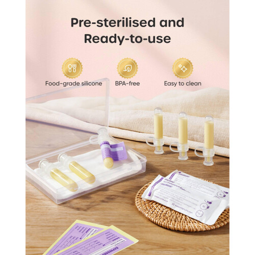 Nuliie Colostrum Collector Kit 7ml/6pcs, Leakproof 2