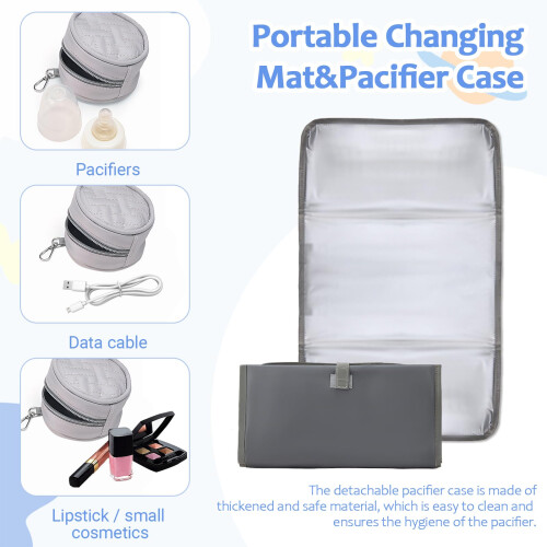 Baby Changing Bag Large Waterproof Nappy Bags for 2