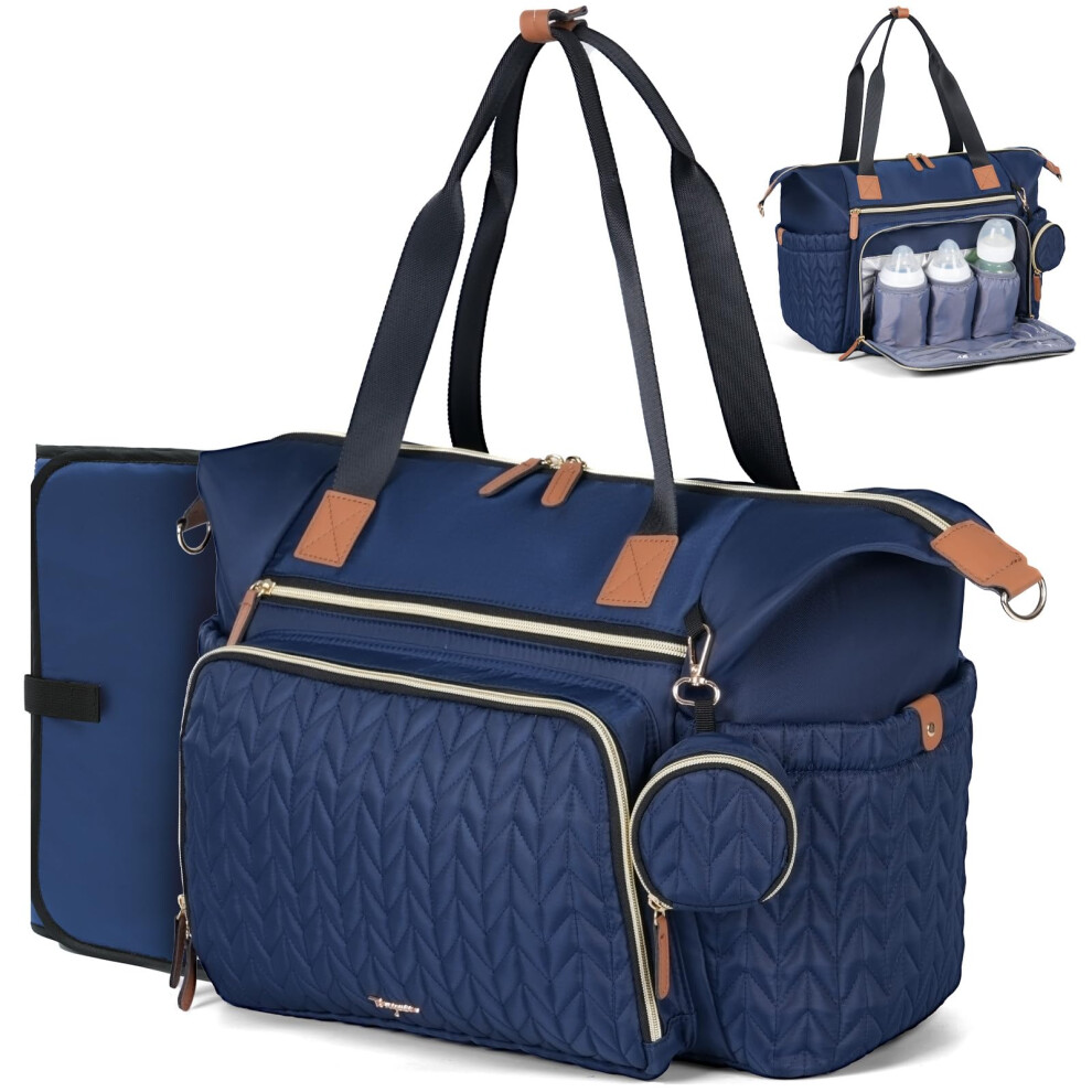 Baby Changing Bag Tote, Large Nappy Diaper Tonyeee