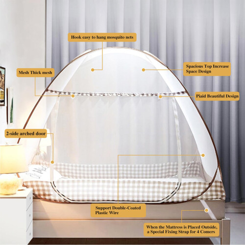 Digead Mosquito Net, 120x200cm Bed Canopy, Portabl 1
