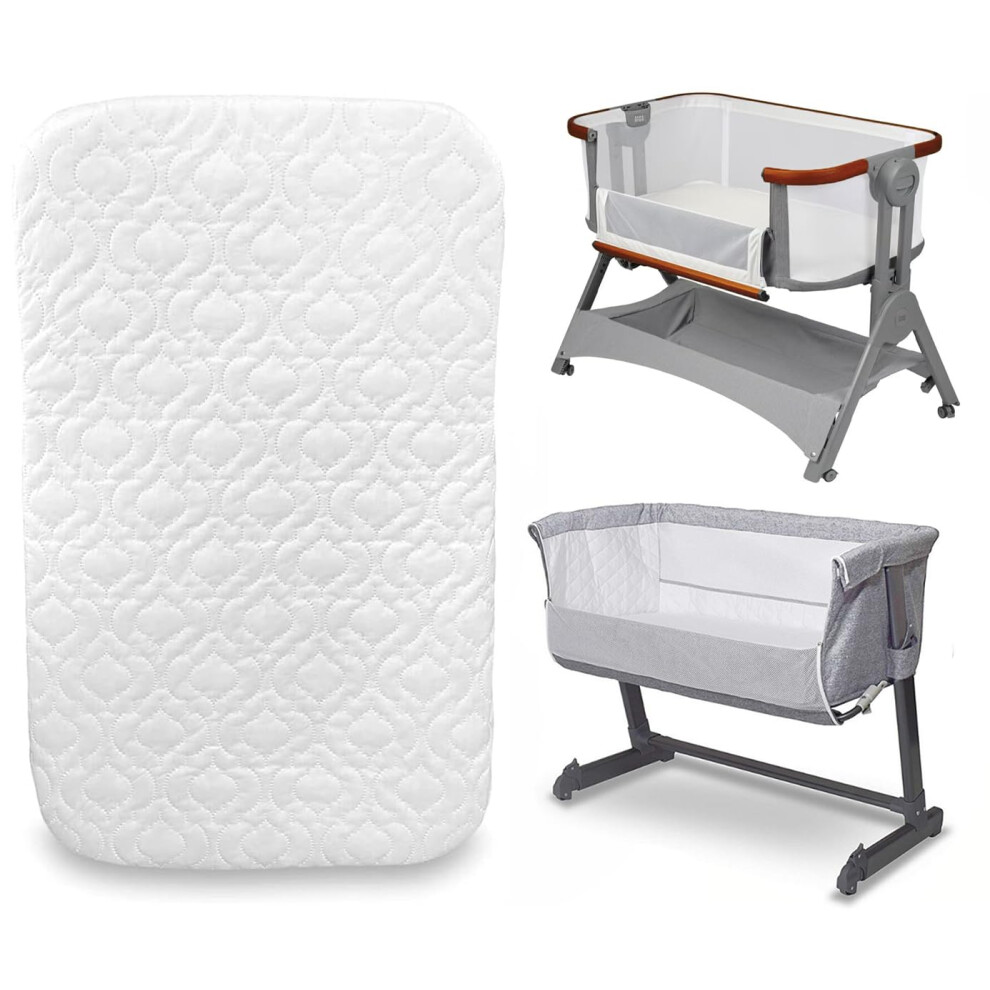 Next To Me Bedside Crib Mattress Crescent Textile
