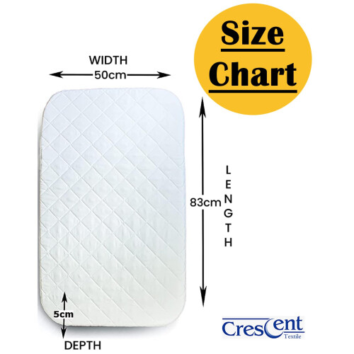 Crescent Textile Next to Me Bedside Crib Mattress 1