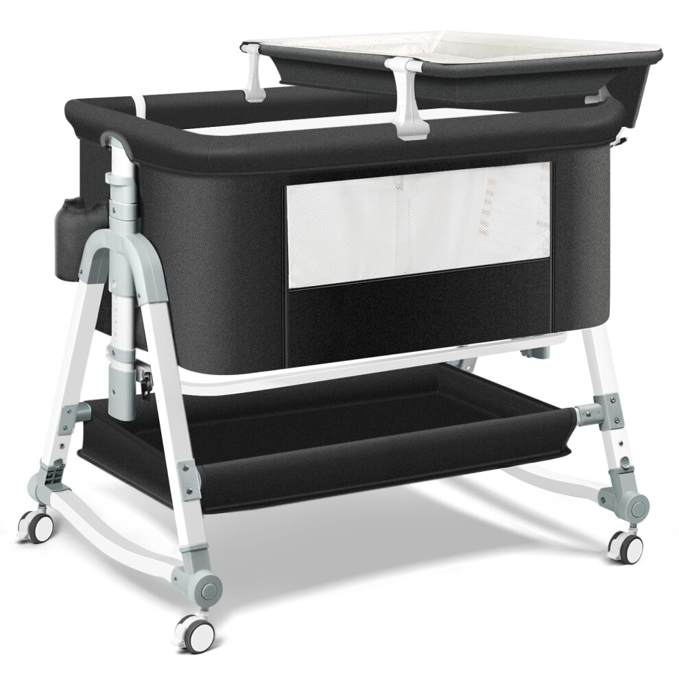 4 In 1 Baby Bedside Crib, Next To Me Crib, Uuoeebb