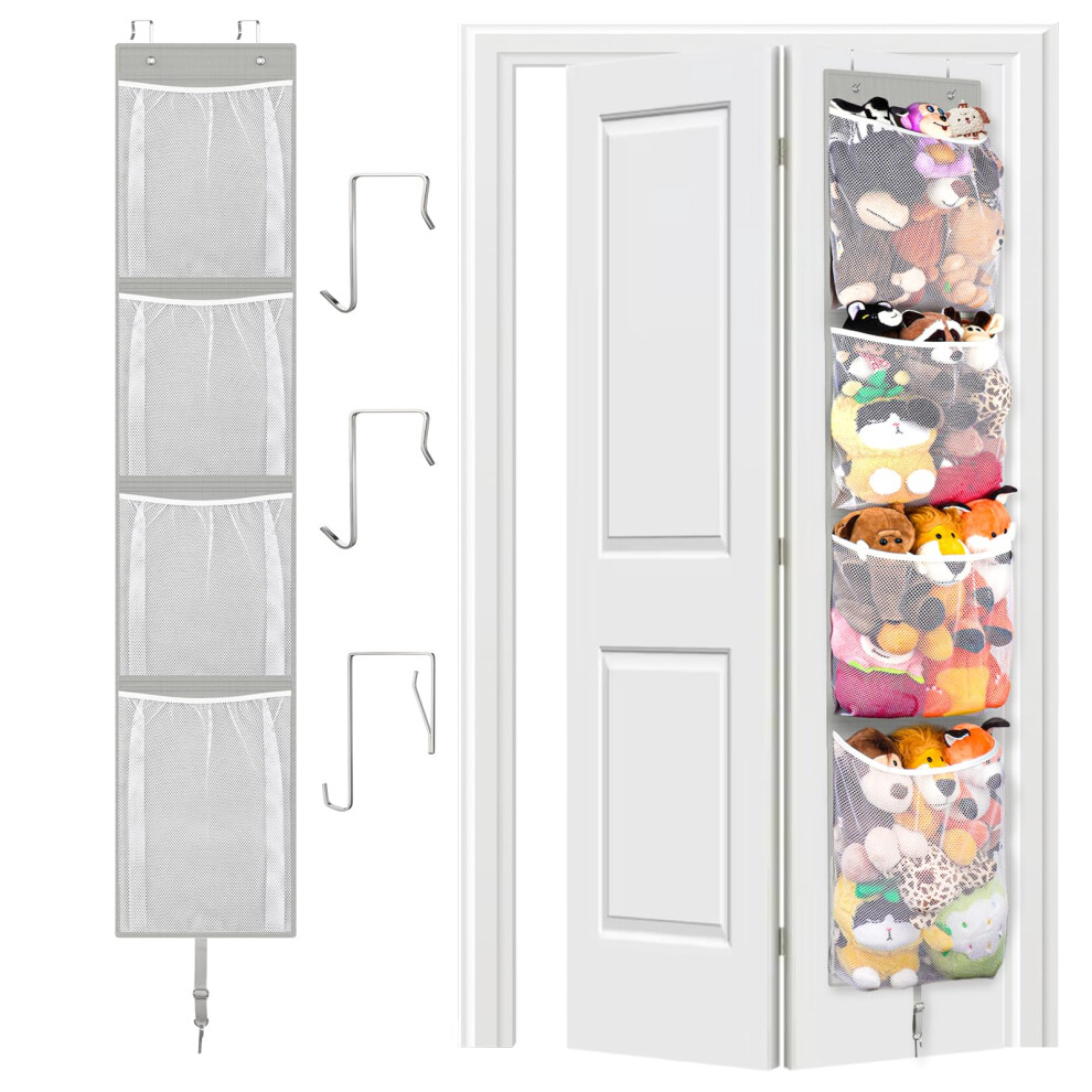 Animal Storage Over Door, Hanging Toy O Woodoulogy