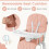 Gymax GYMAX High Chairs for Babies and Toddlers, Compact 5