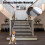 Portable Stair Gate for Dogs Indoor Magic Pet Gate 5