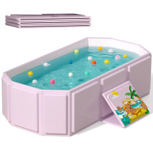 Portable Folding Baby Bath Tub, 29.5L x 17.7W x 9.
