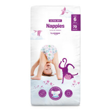 By Amazon - 70 Ultra Dry Nappies - Size 6 (15+ kg)
