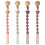 AYSYR 4 PCS Dummy Clips Portable,Pacifier Clips Si 1