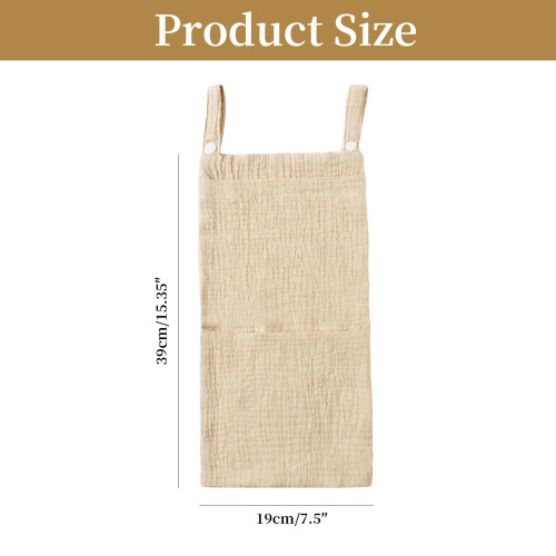 1-Pack Baby Crib Organizer, Hanging Storage Bag, D 1