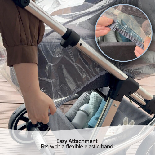 Zamboo Universal Rain Cover for Pram - Waterproof 2