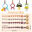 AYSYR 4 PCS Dummy Clips Portable,Pacifier Clips Si 2