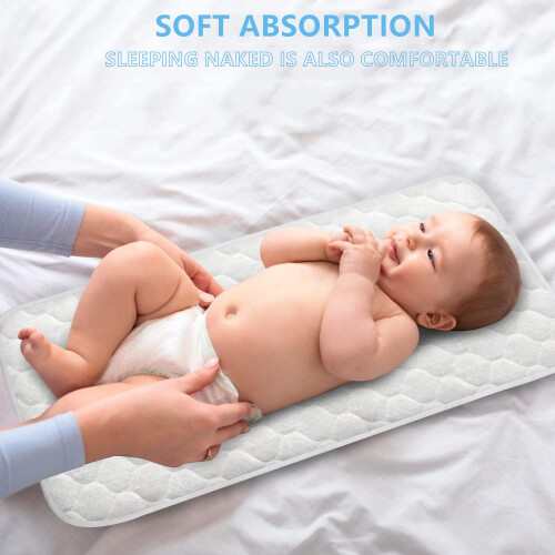 Nicoone Waterproof Changing Mat Liners Quilted,3PC 1