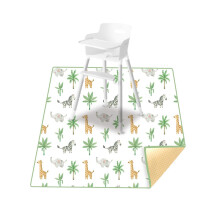 Treer High Chair Splash Floor Mat, Waterproof Wash