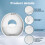 Qmibaby Breast Milk Collector (2 Pack) - High Capa 3