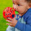 baby einstein Bright Starts Oball Easy Grasp Red Apple Teether T 3