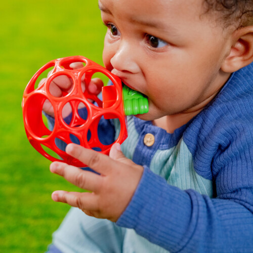baby einstein Bright Starts Oball Easy Grasp Red Apple Teether T 2