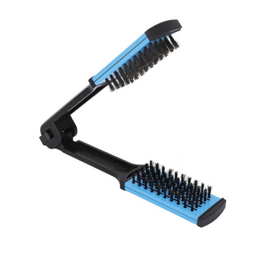 Καινοτόμο διπλή βούρτσα ισιώματος μαλλιών, κοίλη χτένα σφιγκτήρα αναπνοής για 1