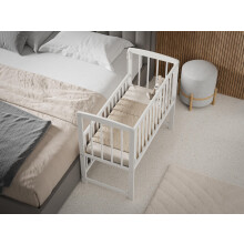 B4Beds Wooden Co Sleeping Cot Dropside Next to You