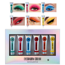 Waterproof Eyeshadow for Long Lasting Eye Looks, Sweatproof Glitter Eyeshadow 6 Pcs