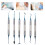 Highly Polished Dental Composite Placement Tools, Ergonomic Handles For Enhanced Grip, Precision-Crafted For Optimal Performance, 6Pcs Set 2