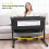 LN COZY CORNER 3-in-1 Baby Bedside Crib, Adjustabl 7