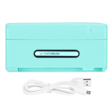 Dezinfectant pentru periuță de dinți cu carcasă reîncărcabilă, dezinfectant wireless pentru casă și călătorii, tehnologie cu lumină UV,