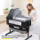 LN COZY CORNER 3-in-1 Baby Bedside Crib, Adjustabl 4