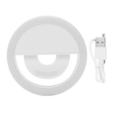 Selfie Ring Light, Great Gift For Makeup Artists, Nail Art Enthusiasts, Portable Clip Design For Enhanced Pictures