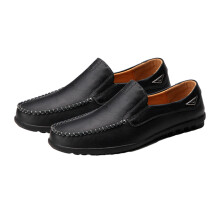 British Style Men's Loafers, Slip On Shoes With Cushioning And Rubber Sole, Durable Lightweight Casual Moccasins Breathable Non Slip Driving Walking
