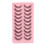 Ψεύτικες βλεφαρίδες D Curl Russian Volume Extensions, Wispy Fluffy3D Effect για εκπληκτικό μακιγιάζ 1