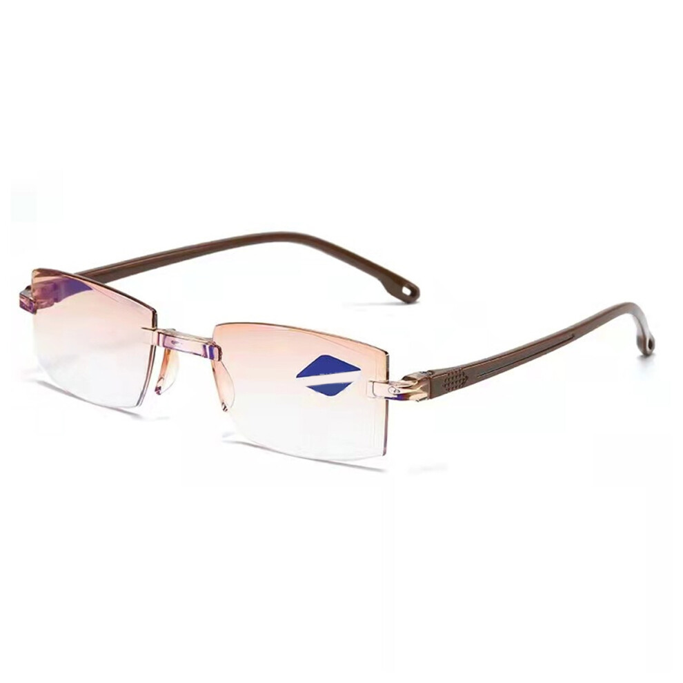 Progressive Lens Reading Glasses, Featuring Intelligent Dual Focus Reading Glasses Technology, Dual Light Protection with Scratch Resistant Surface,