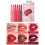 Σετ δώρου με ματ κραγιόν, κιτ lip gloss με χρωστικές και μολύβια χειλιών, αδιάβροχο 2